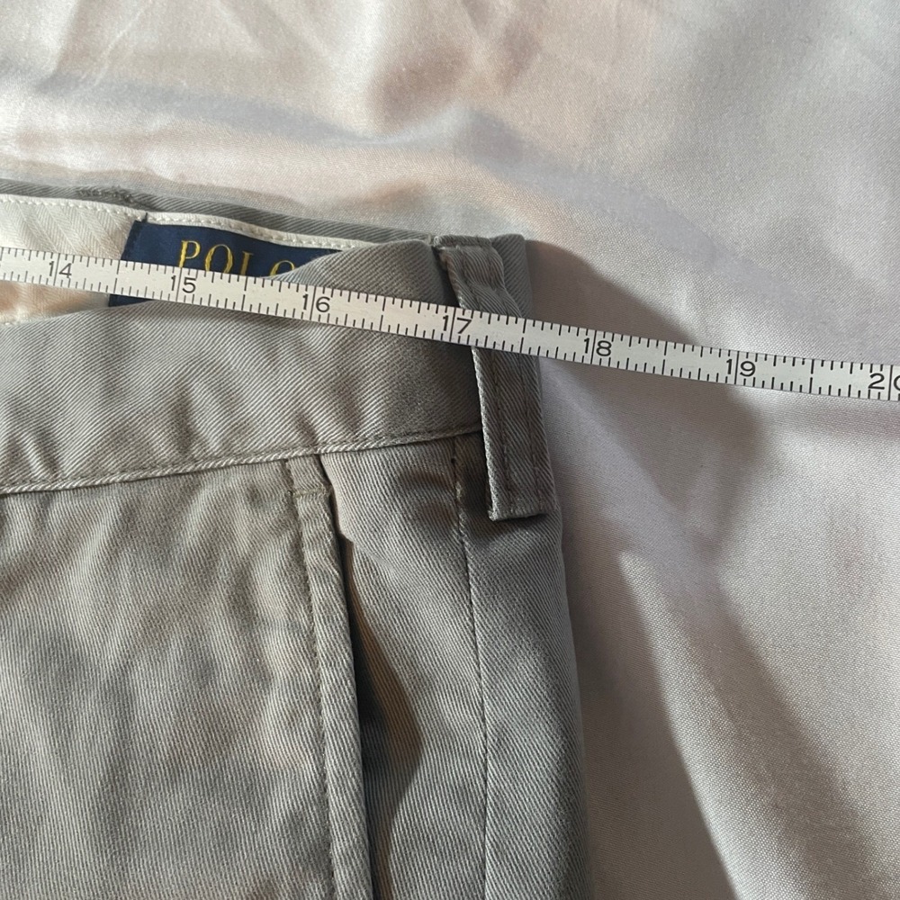 Polo Ralph Lauren Chino Pants Mens 36x32 Gray Classic Fit Cotton Twill Trousers - Picture 6 of 9